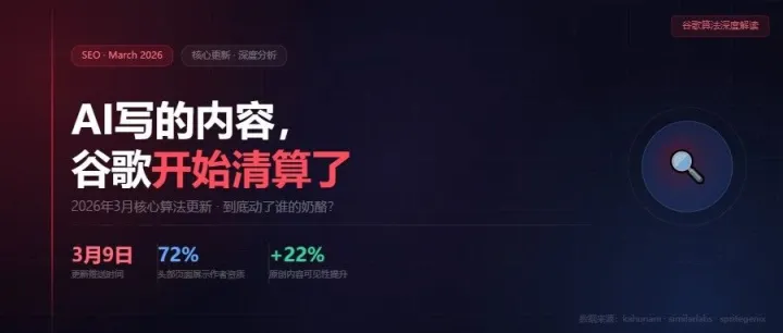 AI写的内容，谷歌已经开始清算了