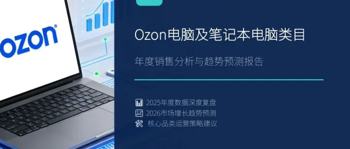 大類目來了！Ozon電腦筆記本類目年度報告！千億類目！