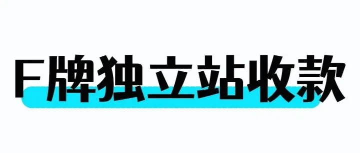 F牌独立站收款，别让钱卡在最后一公里