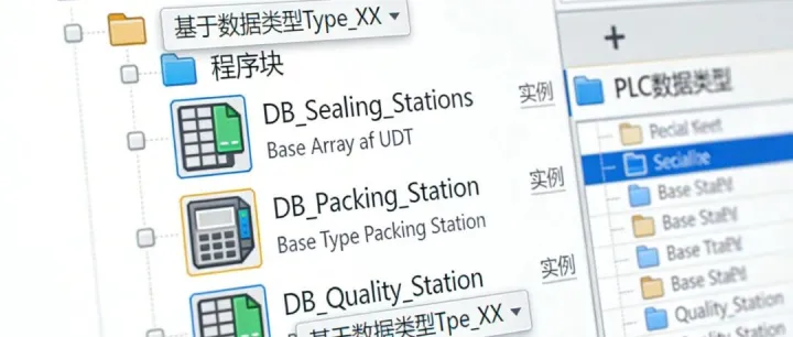 使用“类型”和“实例”数据块：实现更清晰的数据结构管理。