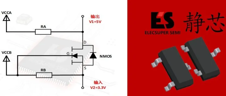 【新品发布】针对1.8V/3.3V、3.3V/<em>5V</em>的双向电平转换应用优化阈值电压的NMOS