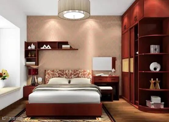 现代实木床图片