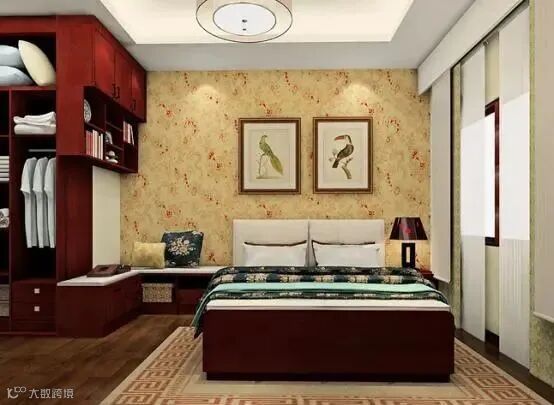 现代实木床图片