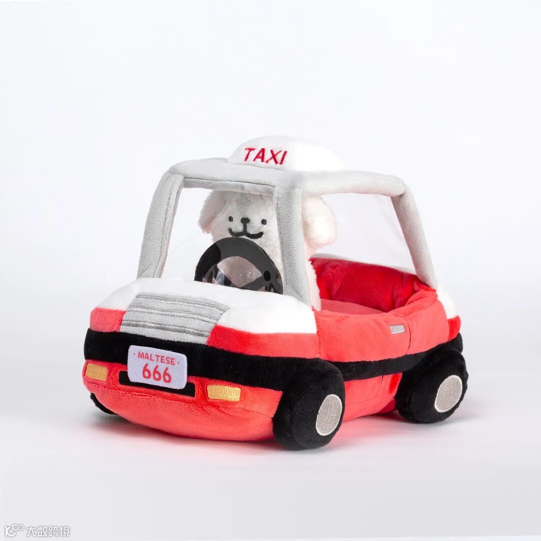 1a) 線條小狗 紅的士小白擺件 .jpg