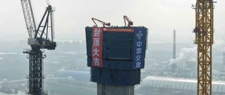 <em>池州</em>长江公铁大桥双主塔全部封顶