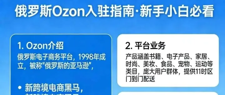 為什么越來越多人開始布局Ozon？俄羅斯跨境電商平臺Ozon入駐全解析