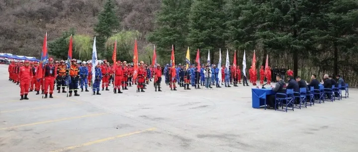 中國安能三局西安基地圓滿完成西安市山地戶外救援技能比武保障任務