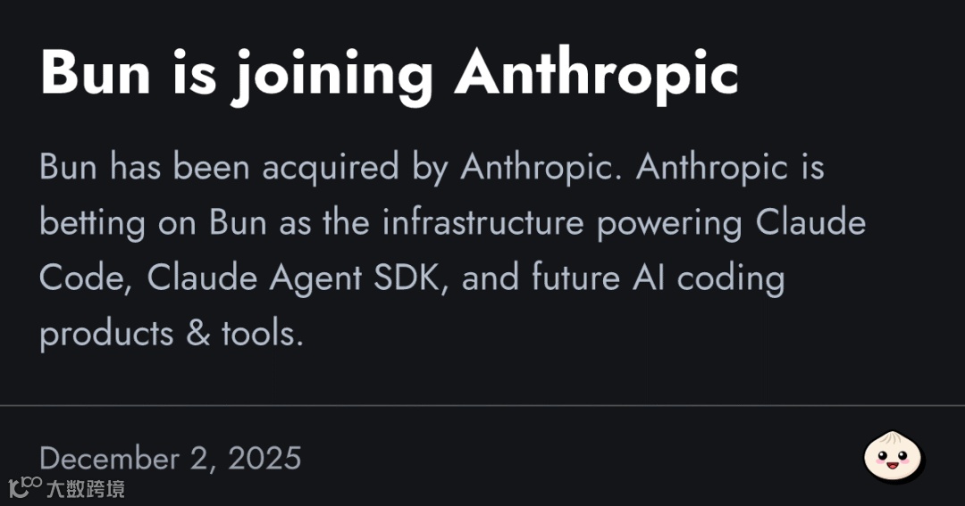Bun is joining Anthropic : r/programming