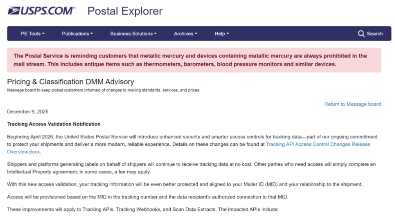 紧急通知！4 月 1 日起 USPS 查询规则大改，跨境卖家必看！| 跨境老Ye- 大数跨境