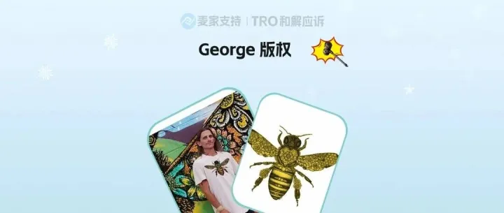 26-cv-00528，349店陷“蜜蜂劫”，George版权维权TRO冻结风暴来袭！