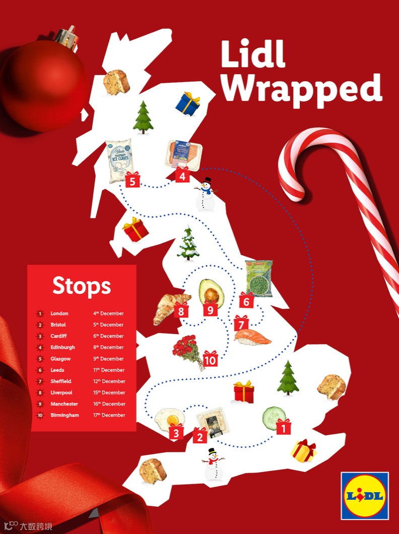 'Lidl Wrapped' pop-up map