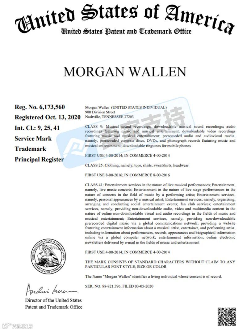 6-cv-02127，已立案！歌手Morgan
