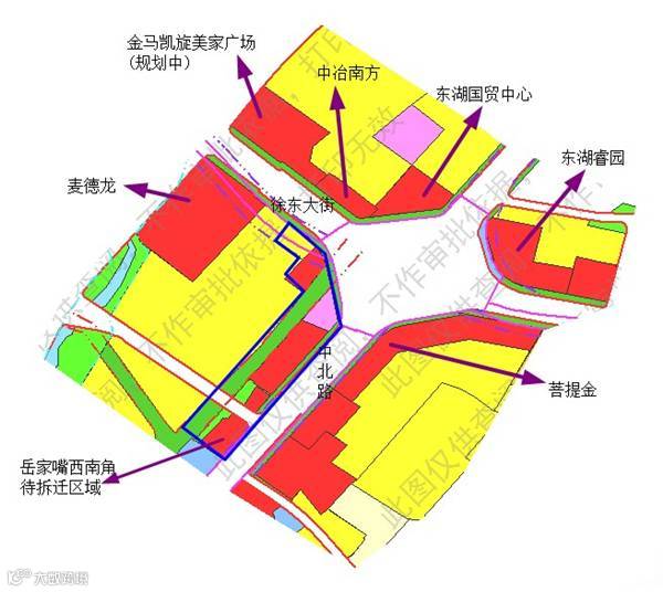 岳家嘴商圈规划图