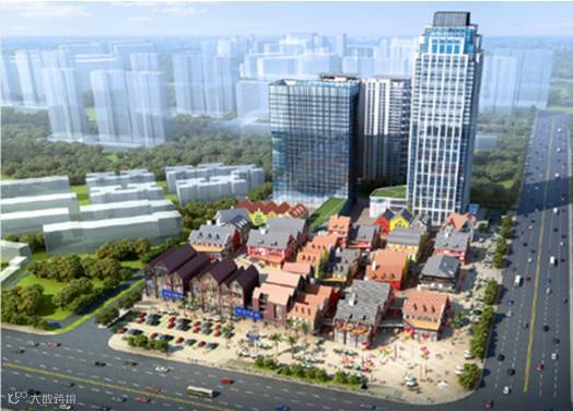 网传的“德成麦德龙中心”项目效果图