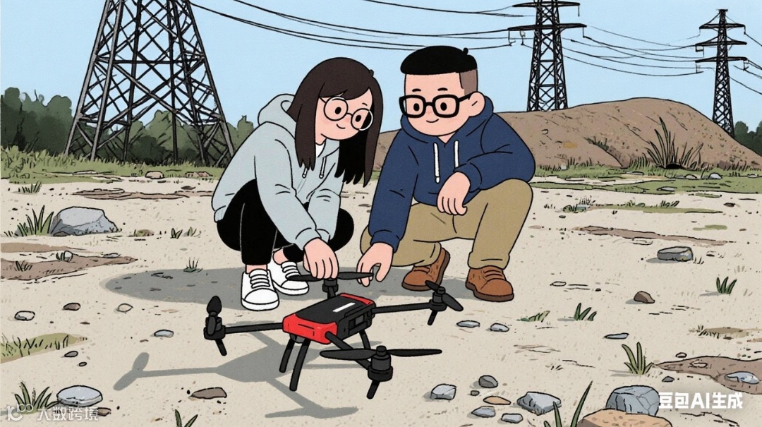 工作风采 + 电力巡检：无人机调试进行时 + 勘测分公司 + 林欣怡.png