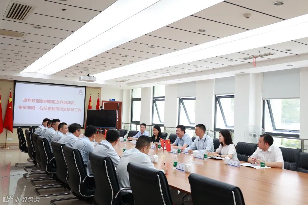 贵州省能源监管办党组成员、副专员刘畅率队赴福能(贵州)发电有限公司调研(罗克进 拍摄).JPG