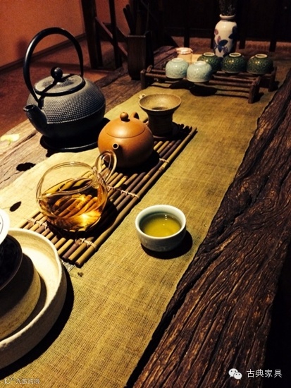 茶道艺术组合 不可比拟的茶席之美