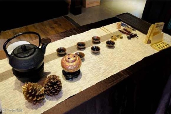 茶道艺术组合 不可比拟的茶席之美