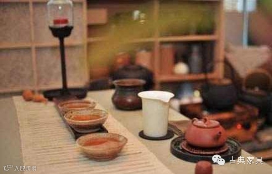 茶道艺术组合 不可比拟的茶席之美