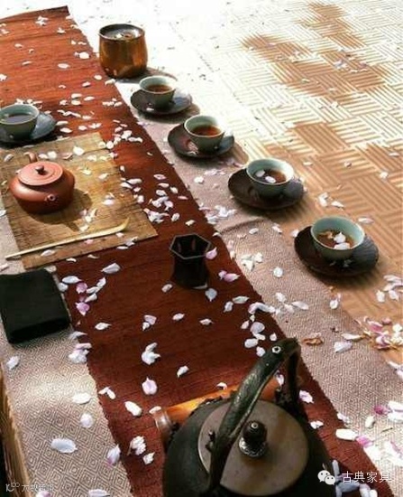 茶道艺术组合 不可比拟的茶席之美