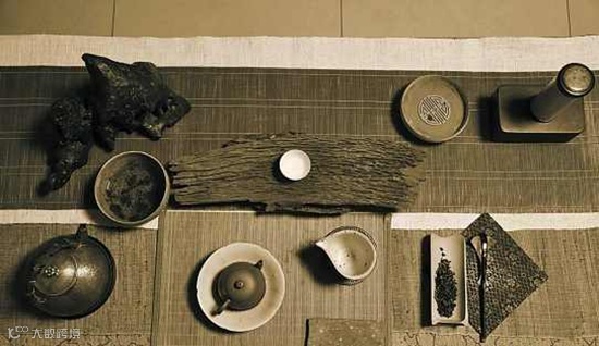 茶道艺术组合 不可比拟的茶席之美