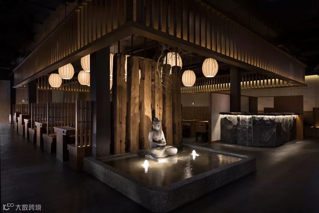 东方禅意的火锅店