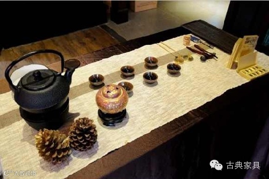 茶道艺术组合 不可比拟的茶席之美