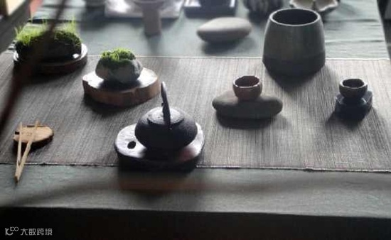 茶道艺术组合 不可比拟的茶席之美