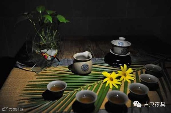 茶道艺术组合 不可比拟的茶席之美