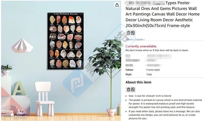 6-cv-03822,跨境卖家注意避雷LSAgates玛瑙识别海报,已有46店涉案,正面临TRO冻结风险"