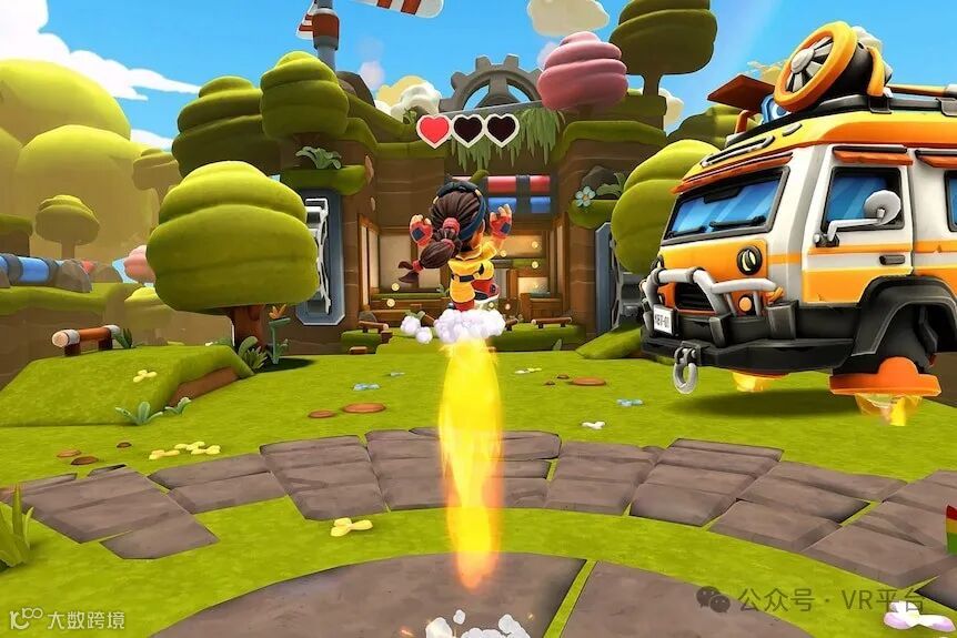 虚拟现实电子游戏《Max Mustard》的截图