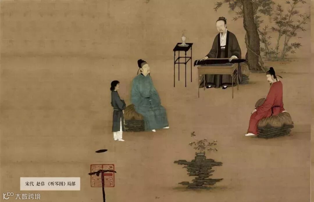 宋代 赵佶《听琴图》局部1.jpg