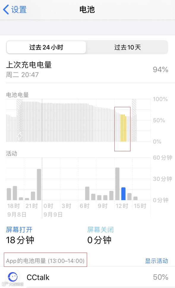 小技巧:在 iPhone 上查看电池用量信息