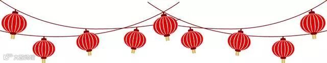 古典中国风灯笼分割线