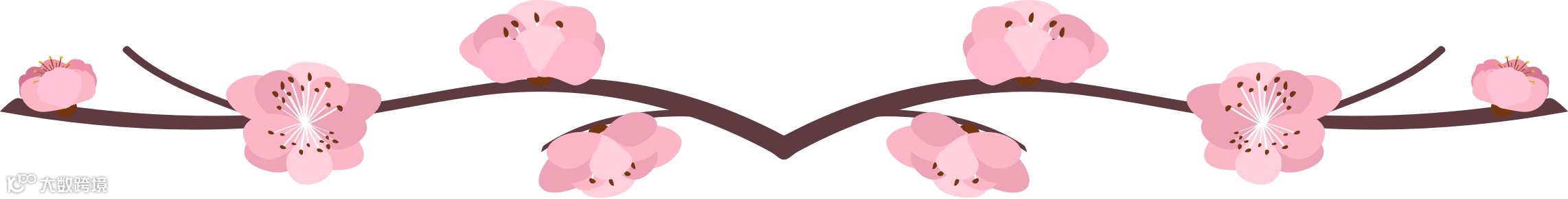 桃花分割线