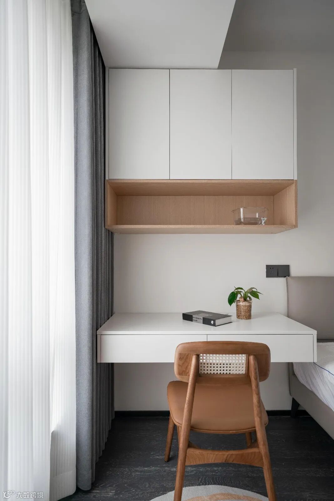 160㎡黑白灰的家以静制动,高级感爆棚,实用性倍增,氛围感拉满!设计案例 (21).jpg