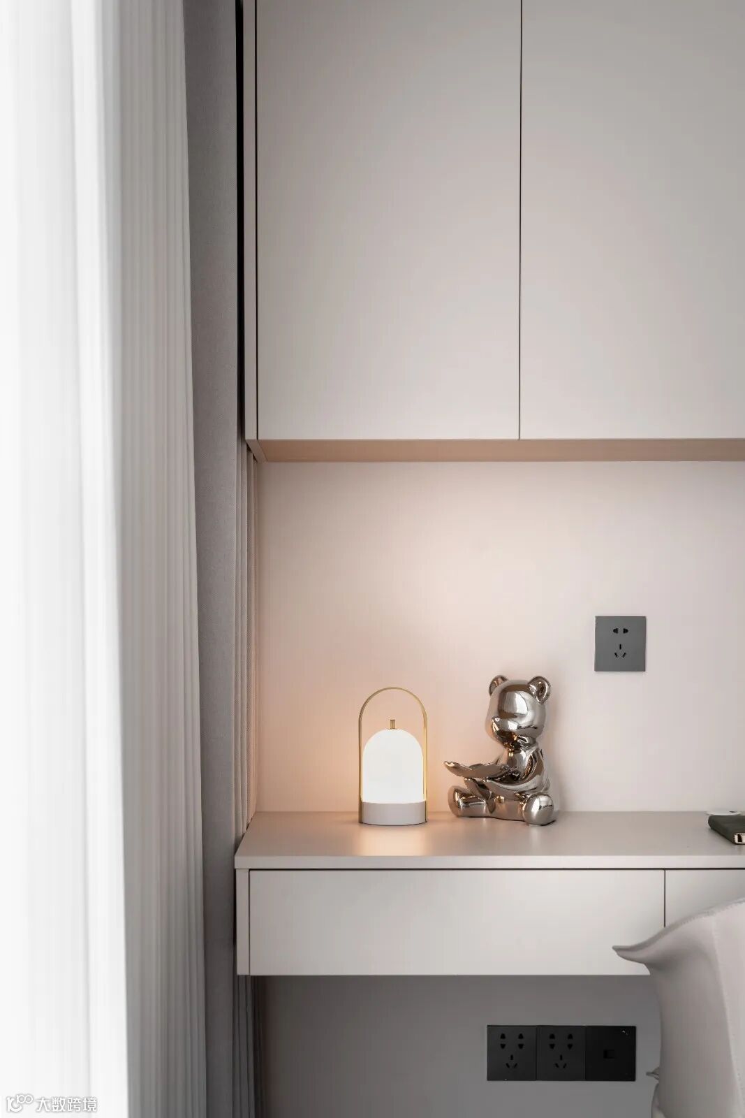 160㎡黑白灰的家以静制动,高级感爆棚,实用性倍增,氛围感拉满!设计案例 (17).jpg