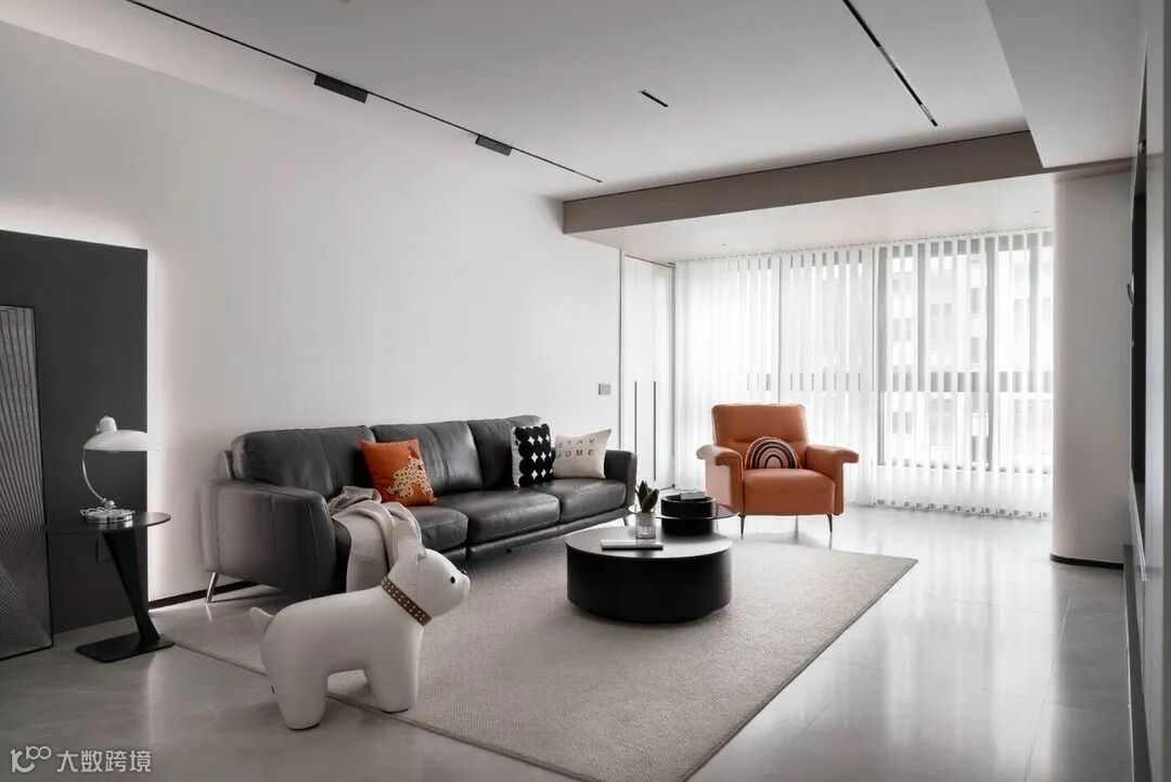 160㎡黑白灰的家以静制动,高级感爆棚,实用性倍增,氛围感拉满!设计案例 (4).jpg