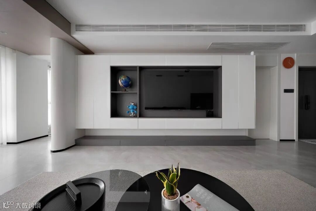 160㎡黑白灰的家以静制动,高级感爆棚,实用性倍增,氛围感拉满!设计案例 (6).jpg