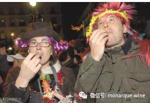 新年吃葡萄 西班牙葡萄酒