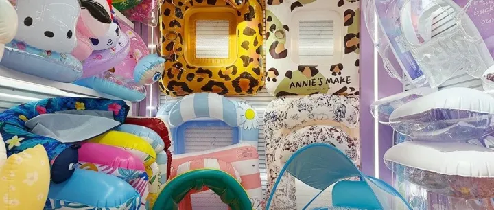 义乌：有五彩缤纷的夏天，就会有爆单的IP游泳圈！