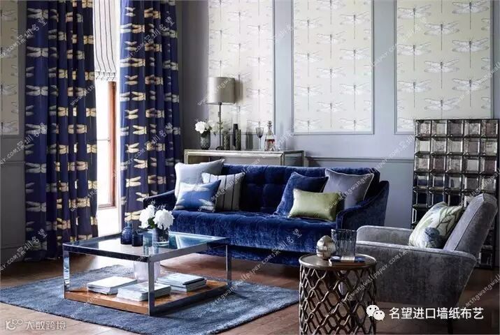 4-Harlequin-palmetto-fabric-dragonfly-curtains-blue-lliving-room.jpg