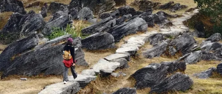 成行4.18/4.19专属优惠价59元【梅子坪古道 1天】打卡广东版墨石公园，徒步千年古道，深入喀斯特峰林，体会山村徒步乐趣