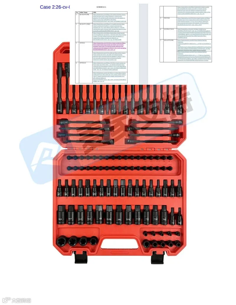 6-cv-00227，工具套装版权隐匿维权，涉案细节已曝光，工具卖家注意排雷！"