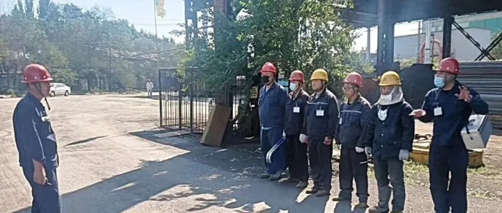 钢材加工分公司开展物体打击事故应急演练