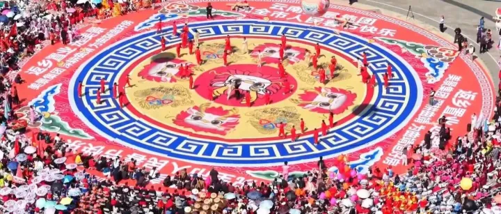 美景集团冠名赞助 “千人舞麒麟” 活动三登央视，好产品助力业绩开门红！