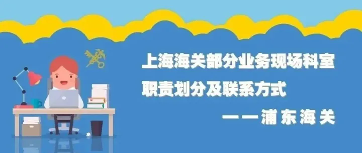 【<em>海关</em>发布】浦东<em>海关</em>业务受理范围一览表，请收好！（更新）