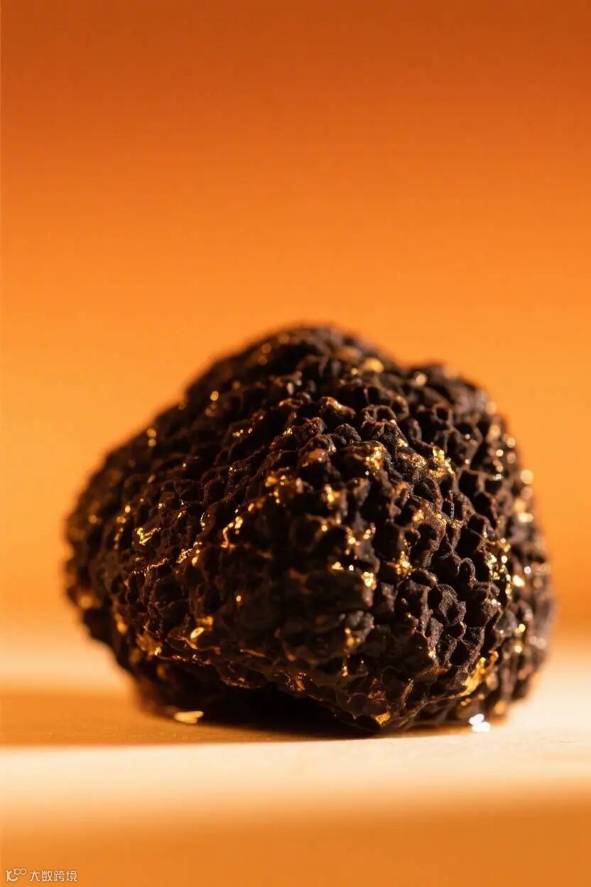黑松露美食，暖色调，高级感，食欲感