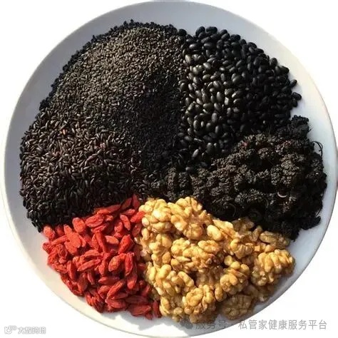 黑豆黑芝麻核桃粉,黑豆黑芝麻核桃豆浆,黑豆黑芝麻_大山谷图库