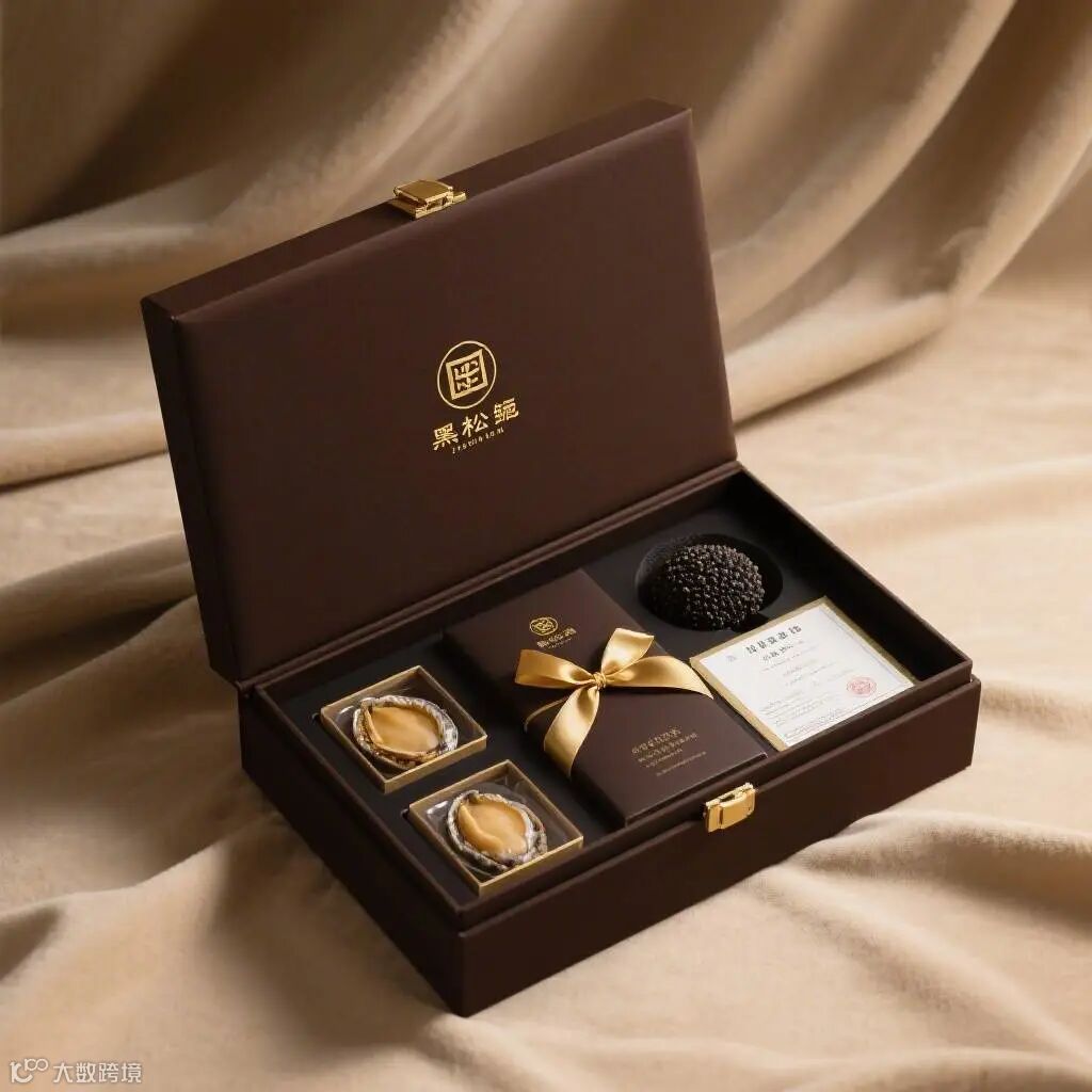 黑松露鲍鱼产品礼盒